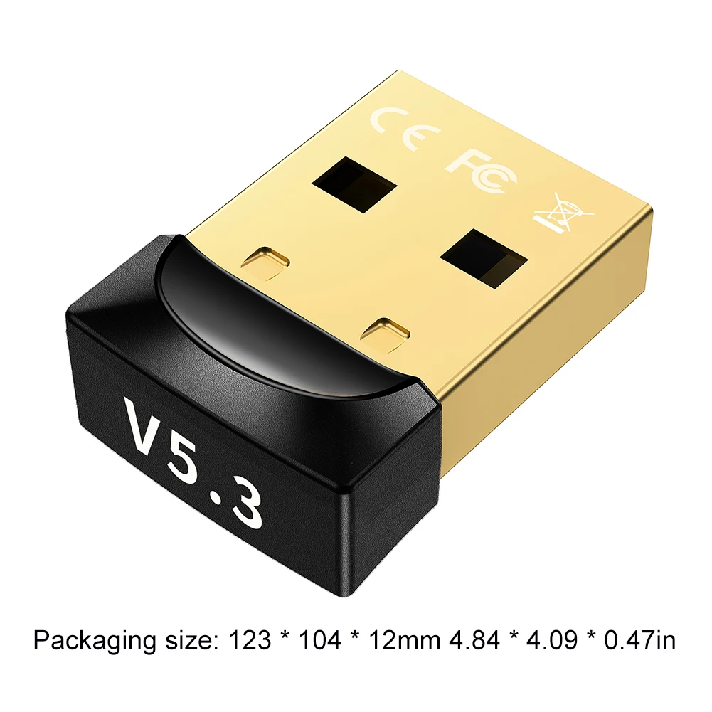 USB Bluetooth 5,3 5,1 Dongle Adapter Sender Empfänger Bluetooth Audio Dongle Wireless USB Adapter für Laptop Computer PC