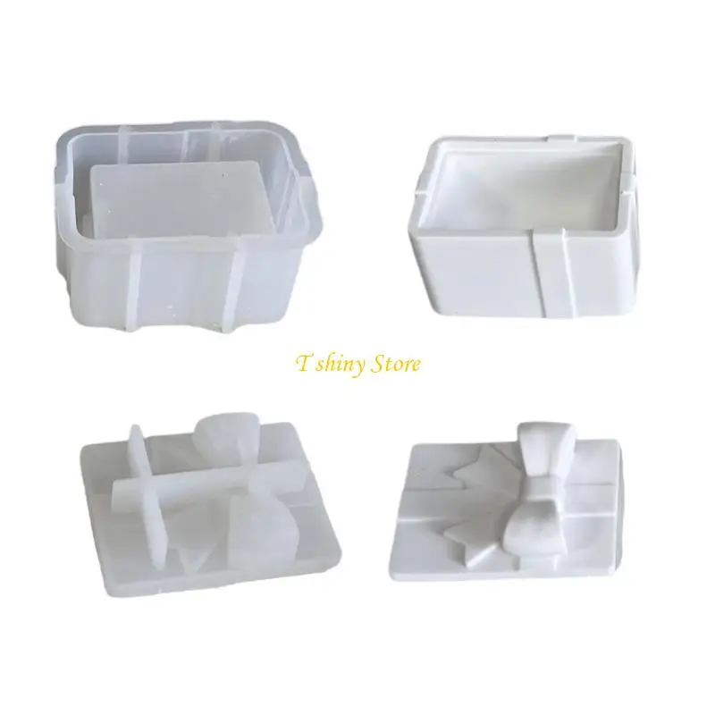 

N58F прочная коробка для хранения подарков с крышкой, органайзеры для ювелирных изделий, силиконовая форма для изготовления для