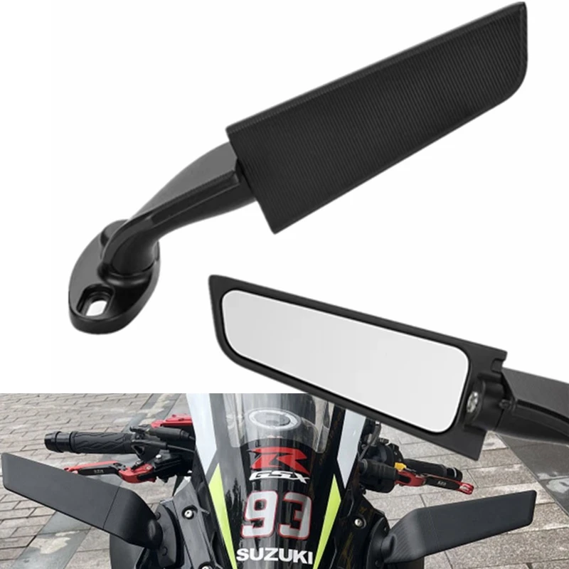 Motorcycle Mirror Modified Wind Wing Adjustable Rotating Rearview Mirror Moto Accessories for YAMAHA YZF R6 R1 R25 R3 R125 R15