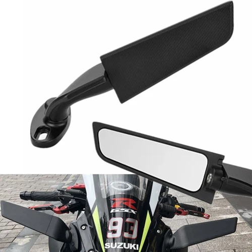 Imagen 2 del producto Espejo de motocicleta ala de viento modificada espejo retrovisor giratorio ajustable accesorios de motocicleta para YAMAHA YZF R6 R1 R25 R3 R125 R15