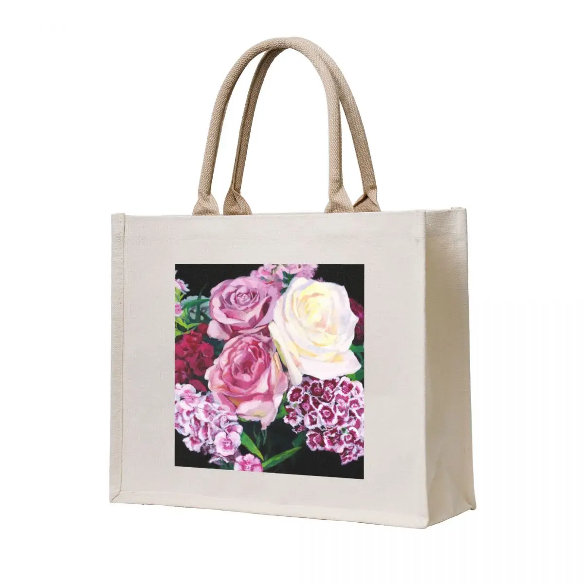 

Mother's Day Flowers Tote Bag Big bag reusable shopping bag for beach shopping bags foldable