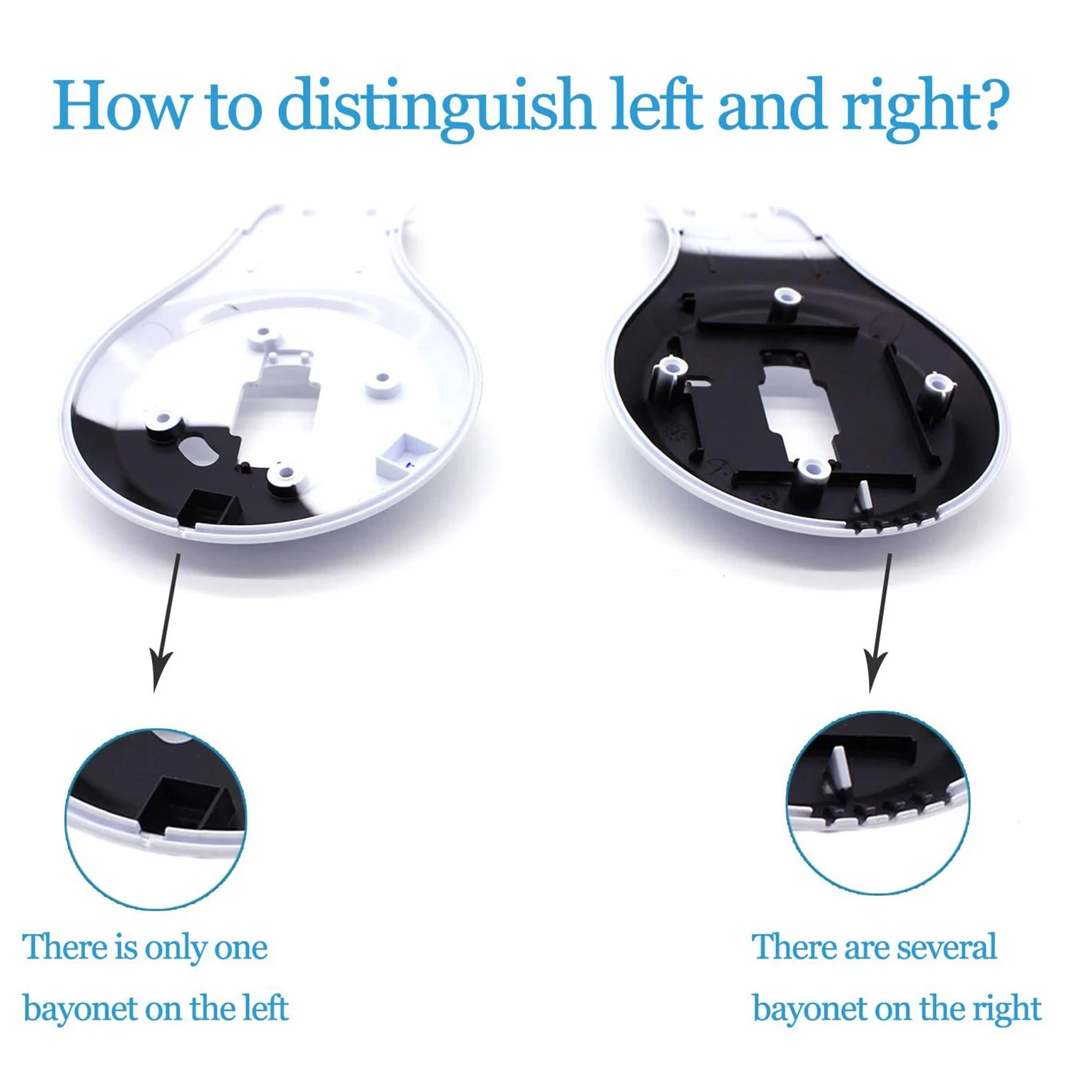 1 Pair Earphone Inner Shell Replacement for Beats Studio 3.0 Wireless Headphones Repair Parts White