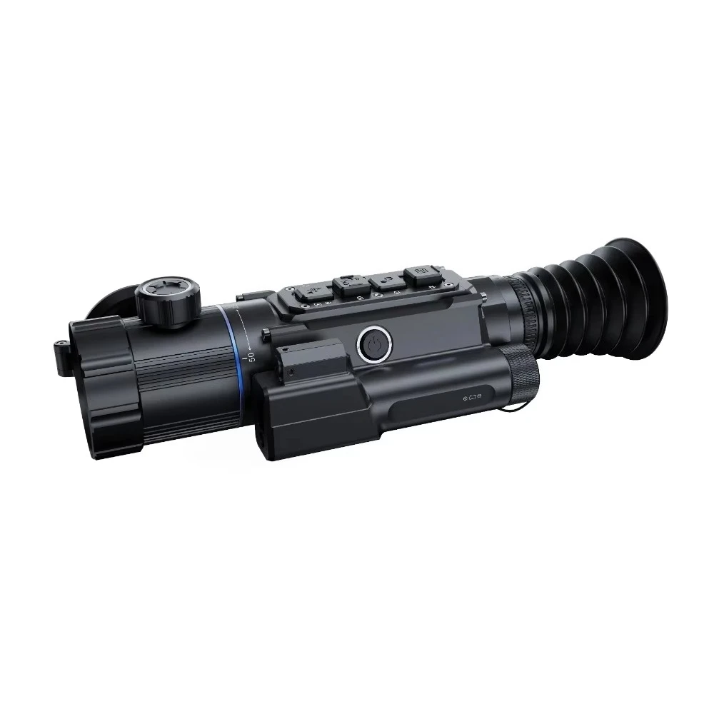 50mm Thermal Imaging Scope 640*512px 2.5-20x(8x) With Rangefinder Hunting Monocular 100MM Long Eye-relief
