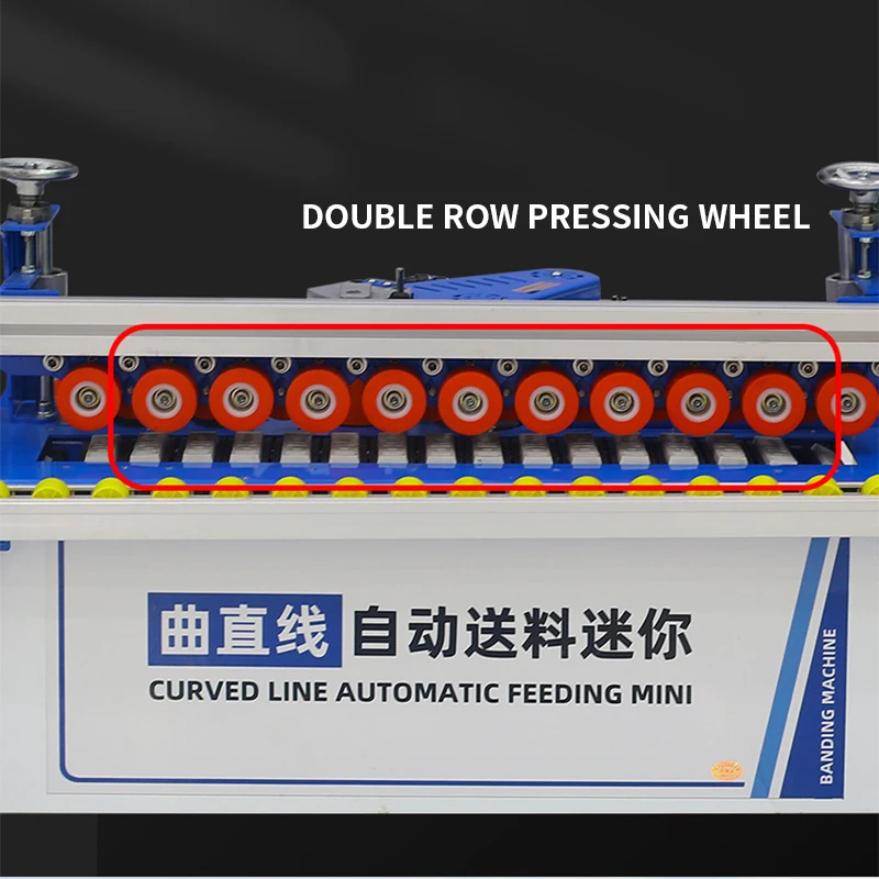 Fully automatic 770 mini edge banding machine, woodworking small sealing and repairing machine, straight and straight dual-use