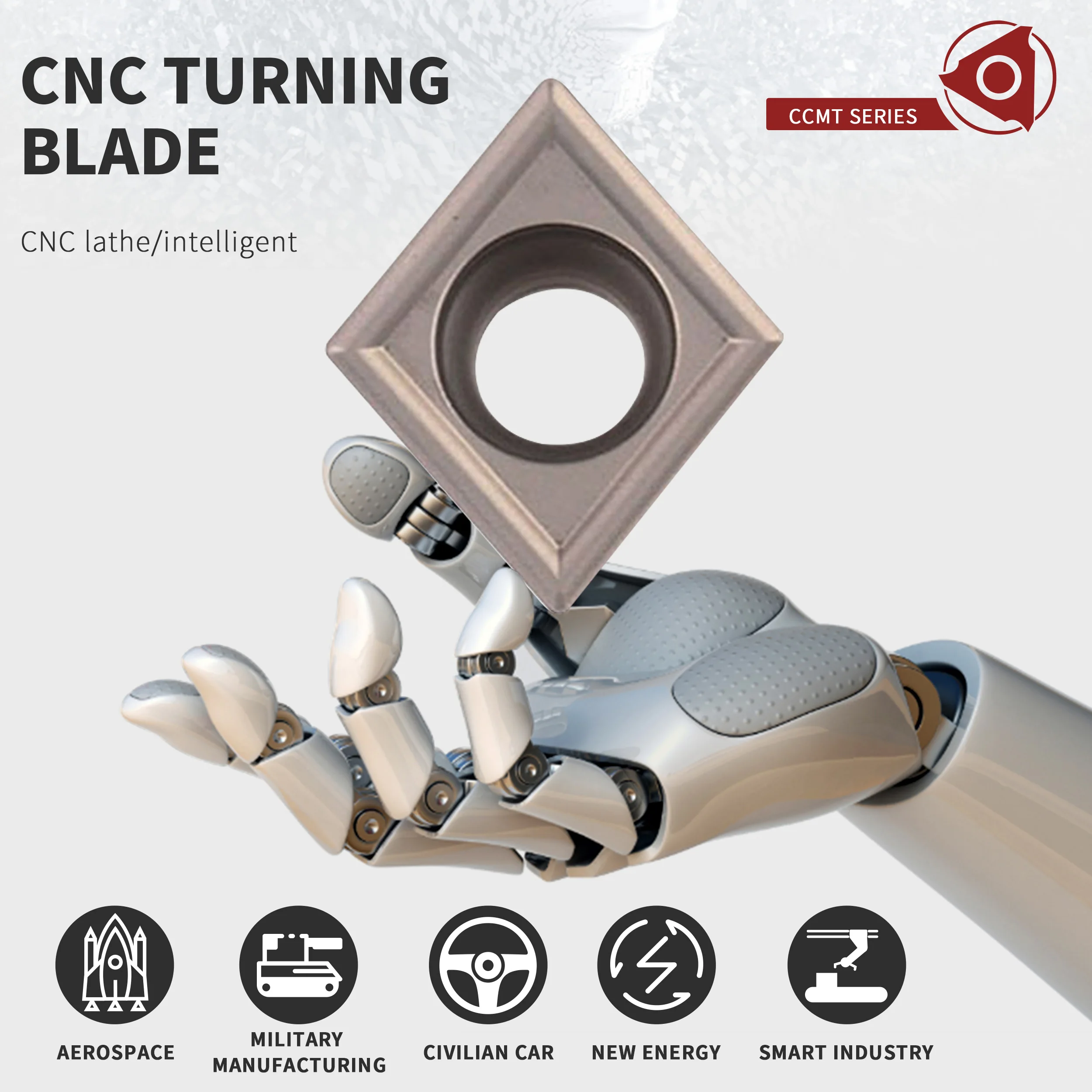 CCMT09T304 TC LF90 CCMT09T308 TC LF90 100% utensili di tornitura CNC originali inserti in metallo duro adatti per inserti di tornitura per taglio acciaio