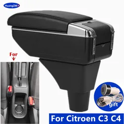 For Citroen C3 C4 Armrest Box For Citroen C3 C4 Car Armrest box Storage box Interior Dedicated Retrofit parts Car Accessories
