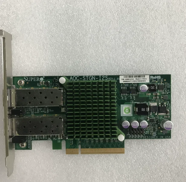 

For Ultramicro Super AOC-STGN-I2S Intel X520-DA2 10 Gigabit Fiber 82599 Network Card esxi