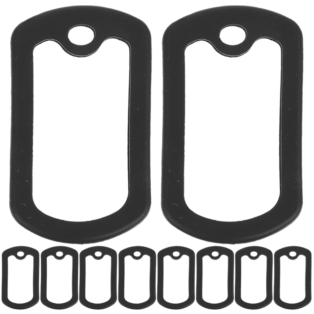 10pcs Pet Tag Silencers Dog Name Tag Silencers Mute Circles Pet Supplies Dog Tag Replacement Pet Tag Silencers