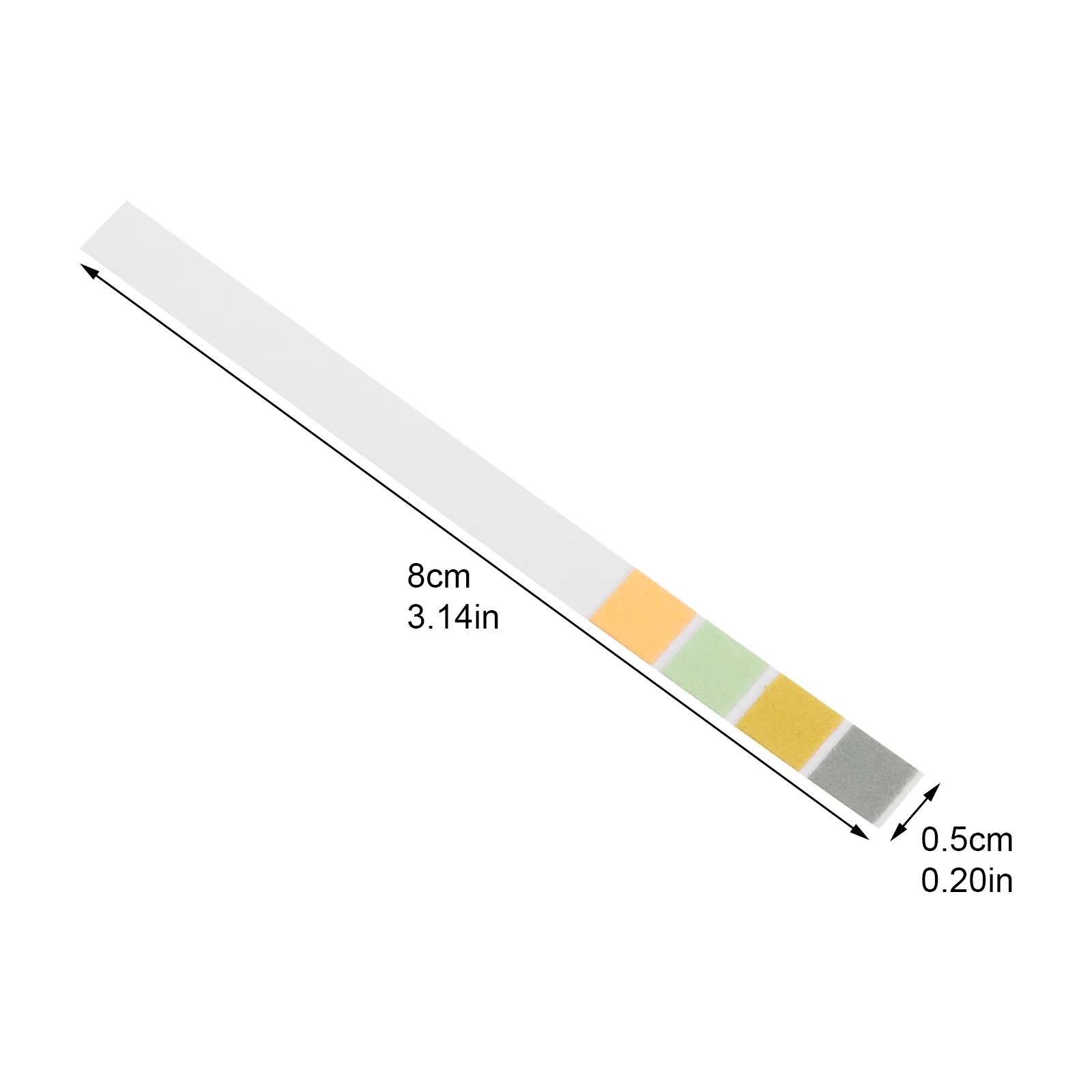 100 قطعة شرائط اختبار PH لمياه التربة كمية كافية عملية مريحة شرائط اختبار PH اختبار ورقة ورق اختبار التربة