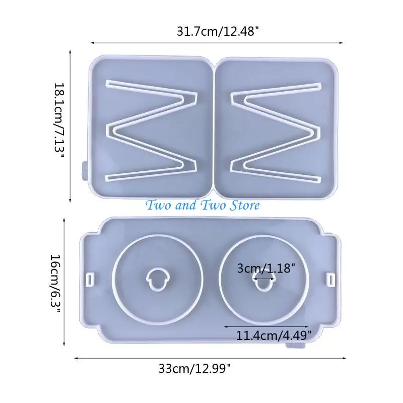 HX6F Feeding Dish Mold Adjustable Double Bowl Stand Drinking Water Feeding Rack Mold