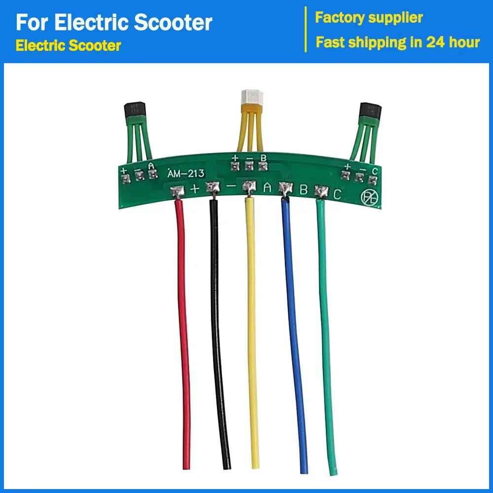 

Motor Hall Sensor with Board Cable Electric Vehicles 2-Wheels 3147 41F 213 60° PCB for Electric Scooter Bike Motor Hall Sensor