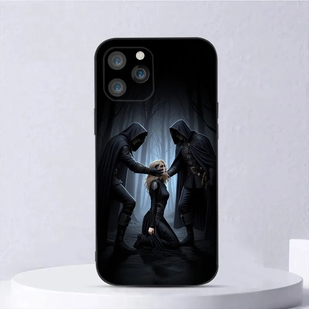 Throne Of Glass Phone Case For iPhone15,14,13,12,11,Pro,Max,Plus,Mini,X,XS,XR,8,7,6,S,Plus,SE Soft Black Case