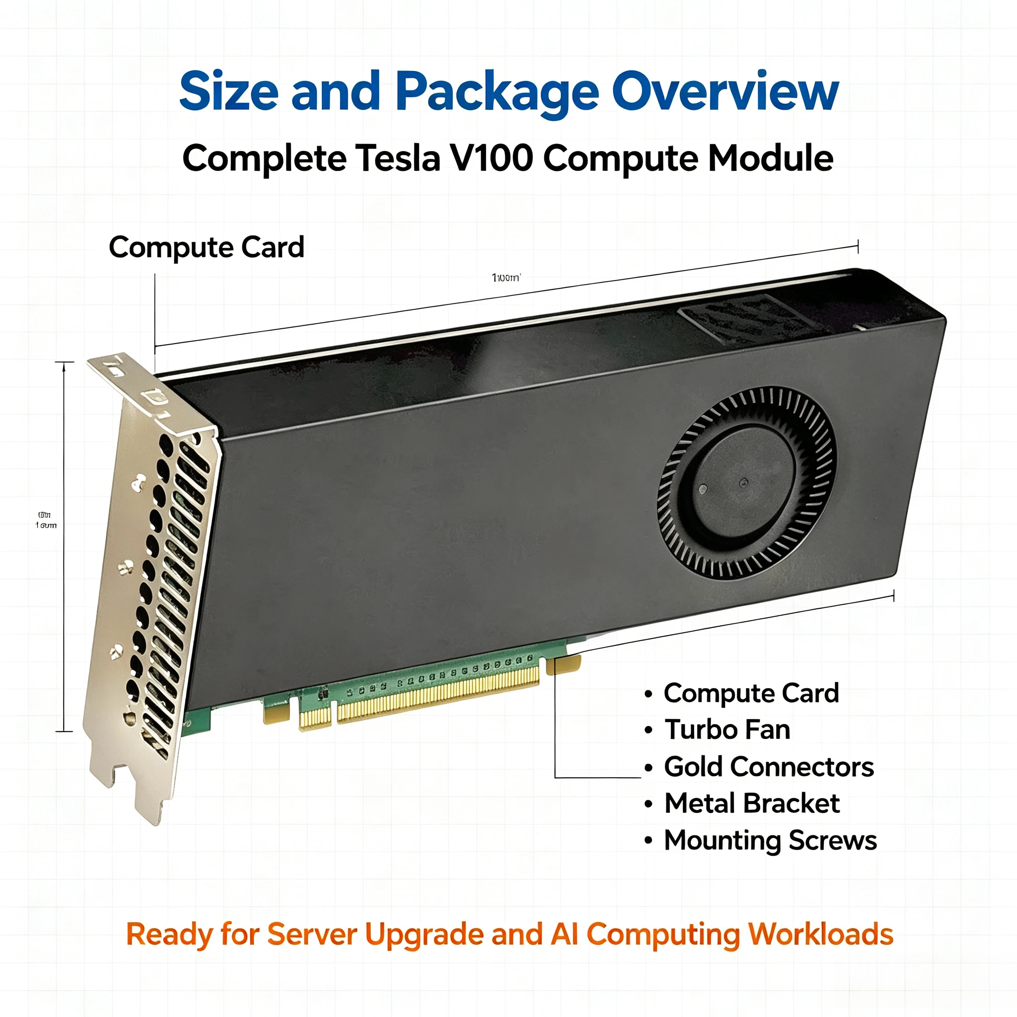 V100 32G Graphics Card Pcie Customized Version Ai Artifact CUDA Graphics Card