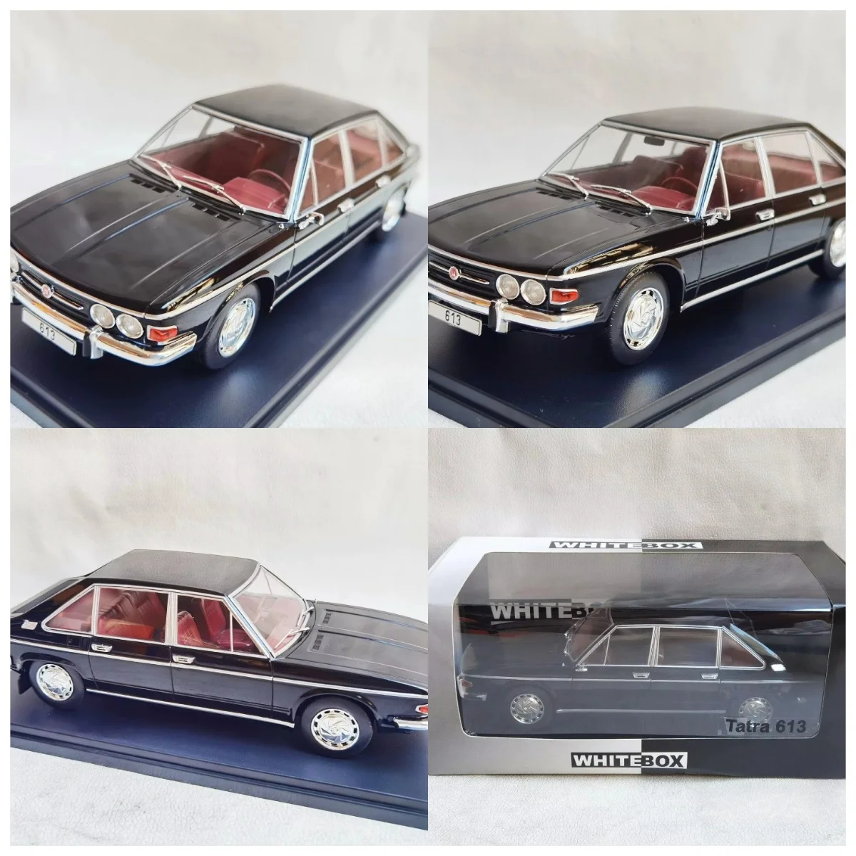 

Модель автомобиля из сплава 613 K4 в масштабе 1/24, литая под давлением, с дефектами поверхности покраски, WHITEBOX