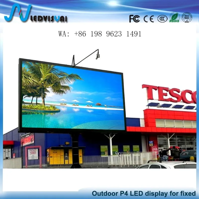 

P5 P6 P8 Outdoor Building 3D LED Billboard Full Color High Brightness Fixed Video Wall for Exterior Commercial Advertising