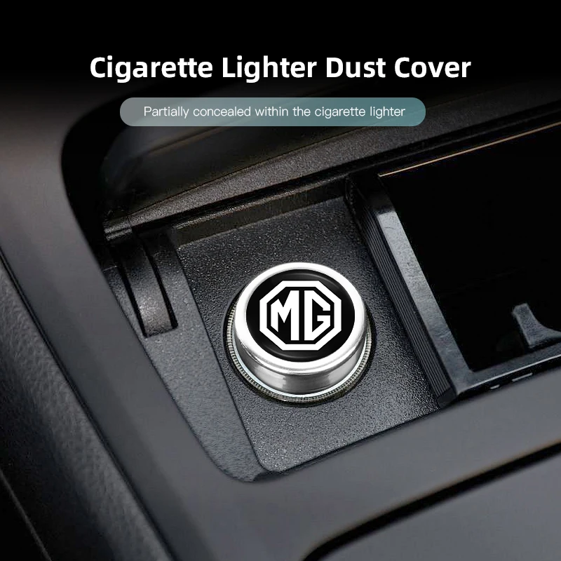 Isqueiro do carro à prova de poeira proteger botão capa para morris garages mg mg3 mg5 mg6 mg7 gt gs hector hs zs zx ezs ehs