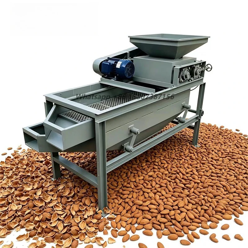 Hot Sale Farm Nut Processing Equipment for Almond and Hazelnut Raw Materials, Almond Shelling Machine