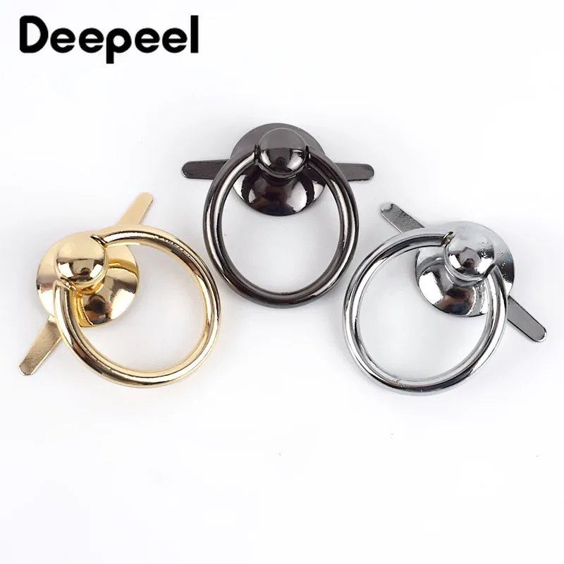 5/10Pcs Deepeel 25mm Bags Hanging O Ring Buckles Female Bag Side Chain Nail Hook DIY Luggage Strap Hardware Accessories