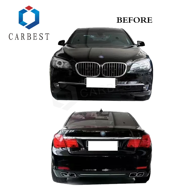 CARBEST New Style Conversion Upgrade Car Body Kit For BMW 7 Series F02 2009-2015 Upgrade To G70(2023+) Body Parts
