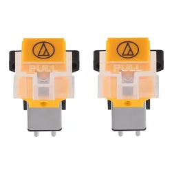 AT91 Mount Conical Stylus Replace AT3600L LP Vinyl Record Player Needle for DJ Turntable Cartridges - 2 Pack