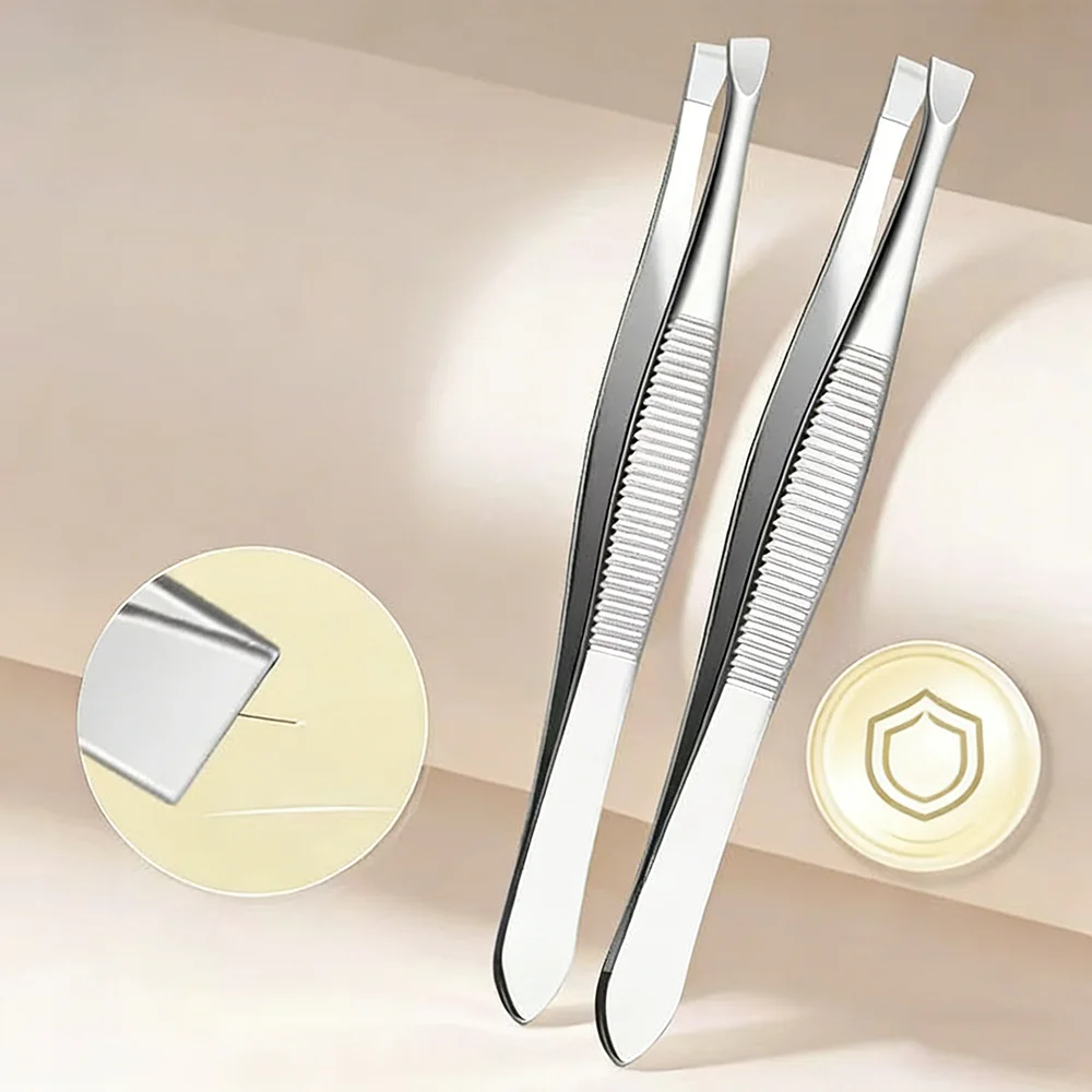 Pęseta do brwi ultracienka ze stali nierdzewnej, pęseta do rzęs, wysokiej jakości pęseta do powiek, narzędzia kosmetyczne, do brody