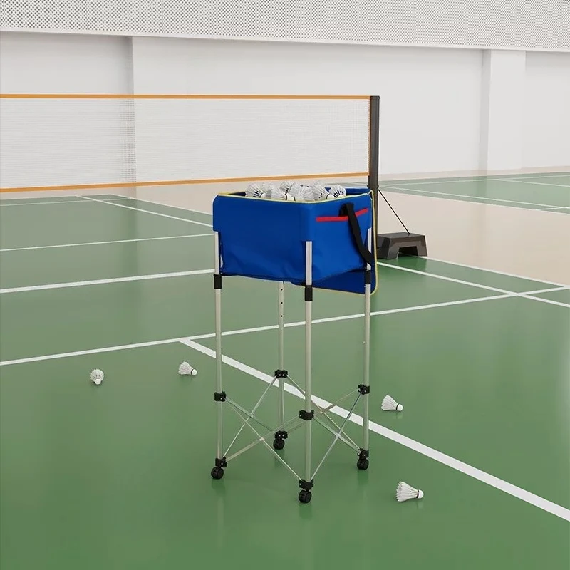 Badminton Pick Ball Coach Car Mobile Multi-Basket Practice Machine Service Training Basket Multi-ball Basin