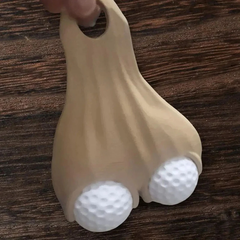 Golf Ball Sac Holder The Ultimate Gag Golfer Gift 3D Printed Realistic Golf Ball Holder Golf Ball Dispenser Easy Attachment