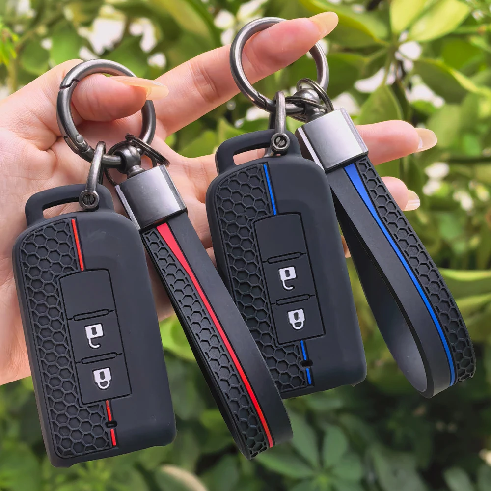 Car Key Case Cover Shell Fob for Mitsubishi Outlander 2015 2017 Xpander Triton ASX LANCER Pajero Sport 3 2020 Eclipse Cross L200