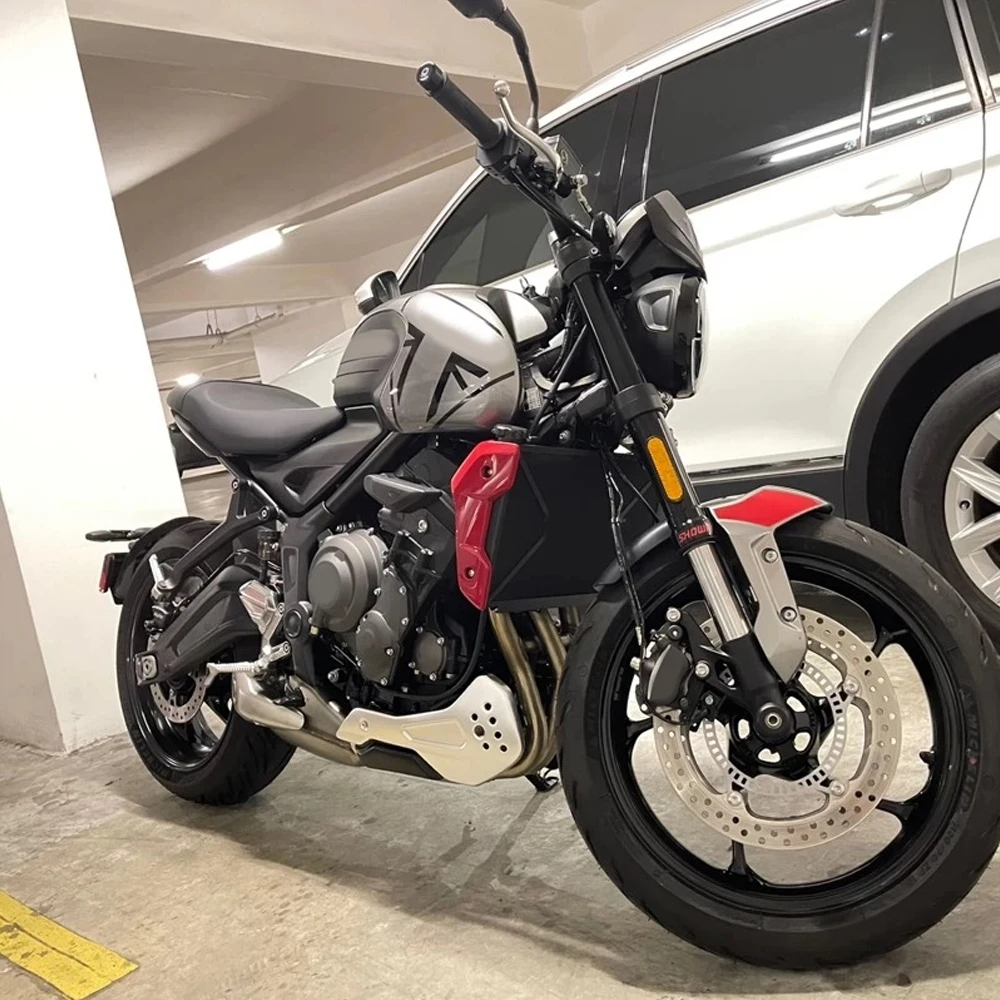 Pasuje do Trident 660 Trident660 2021 2022 Motocyklowe Slidery Ramy Owiewki Ochraniacze Crash Protectors Bobiny Ochrona Przed Upadkiem