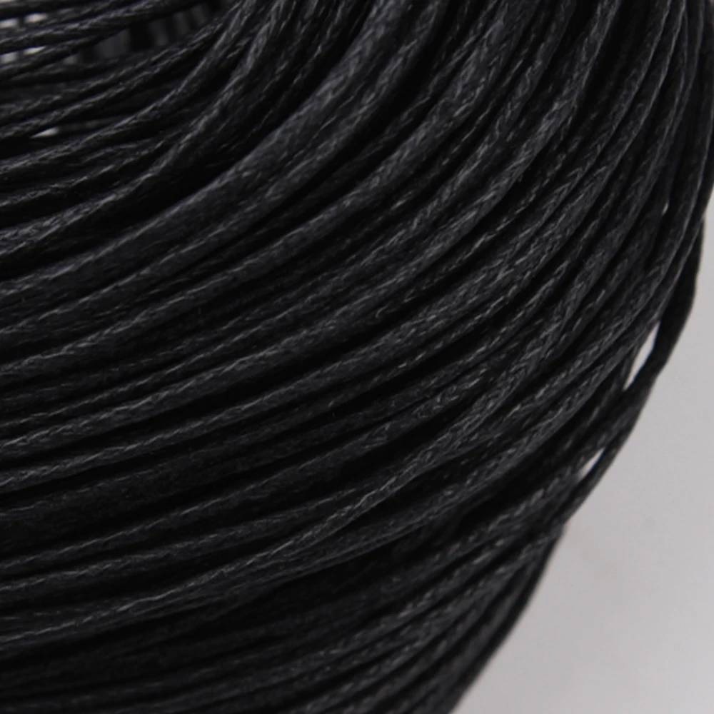 70 mt/los 1mm Gewachste Baumwolle String Bunte Perlen Schnur Seil Für Schmuck Machen DIY Armband Halskette Weben Zubehör liefert