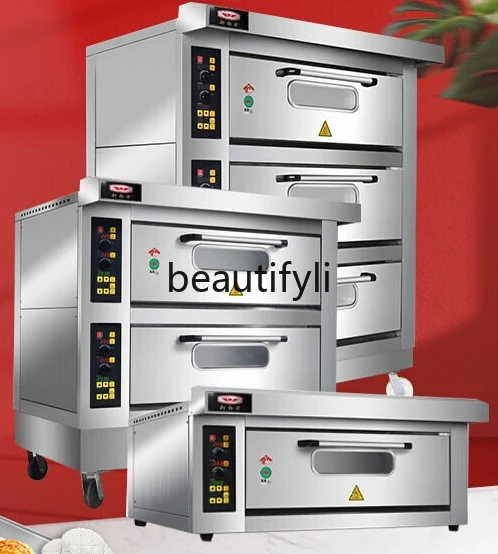 Commercial Oven Large Capacity Electric Baking Oven for Baking Cakes and Pizzas