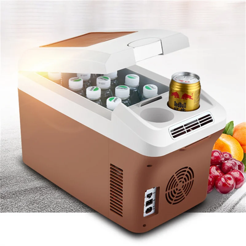 15L Car Refrigerator Mini Fridge Freezer Portable Compressor Cooler 12/24V DC 110-240V Ice Box for Camping Picnics Home Traval