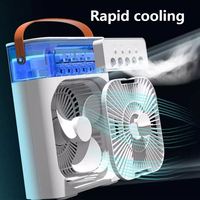 3 In 1 Fan AIr Conditioner Household Add Ice  Air Cooler LED Night Light Portable Humidifier Air Adjustment Fan Office Home Fan