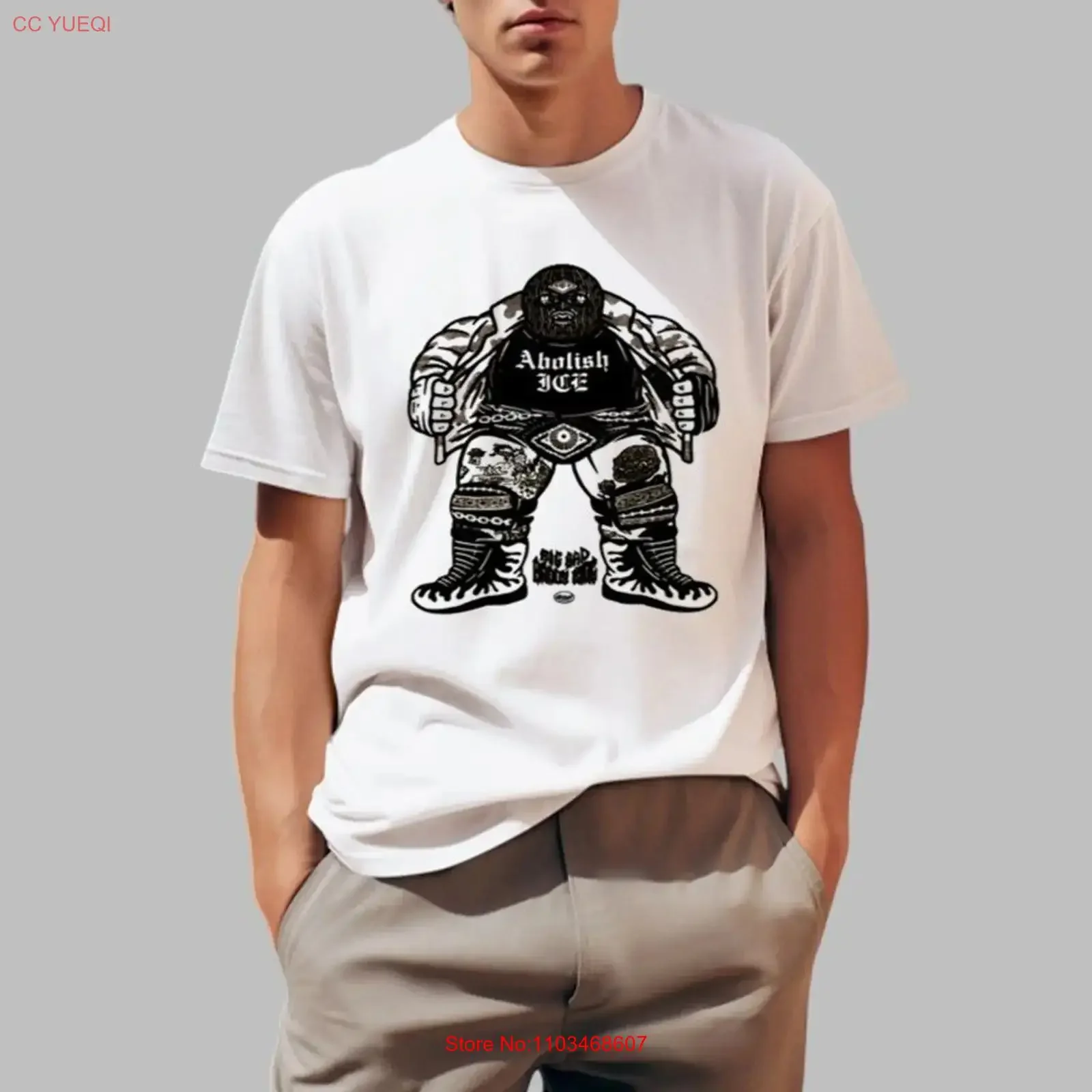 Camiseta Abolish Ice Brody King Tendência 2025 Tamanhos S a 5XL Vintage Lavada Designer Streetwear Gráfico Moda Estilosa