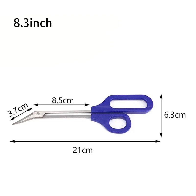 กรรไกรด้ามยาวกรรไกรเล็บเท้าเล็บผ้าพันแผลกรรไกร Nipper Trimmer เครื่องตัด Cuticle Nipper สําหรับเล็บเท้า
