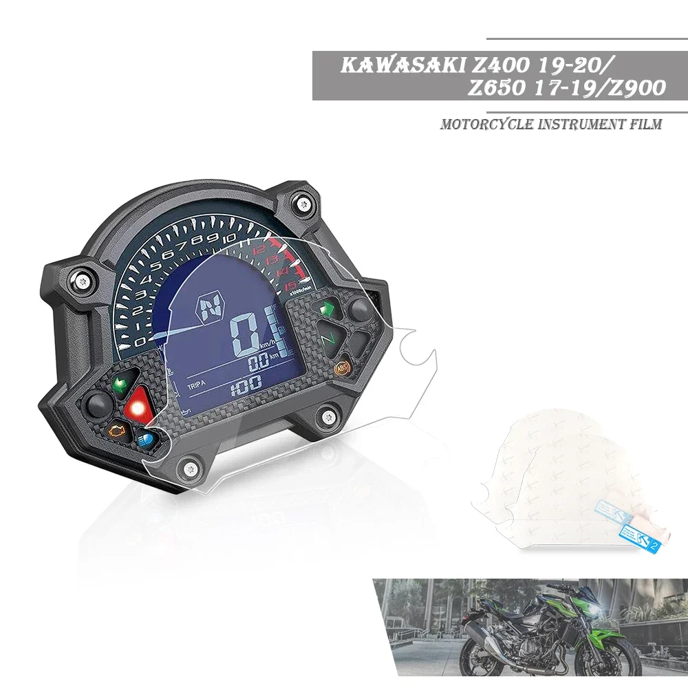 Voor Kawasaki Z400 2019-2024 Z650 2017-2019 Z900 Motorfiets Dashboard Protector Instrumentenpaneel Kras Screen Film Bescherming