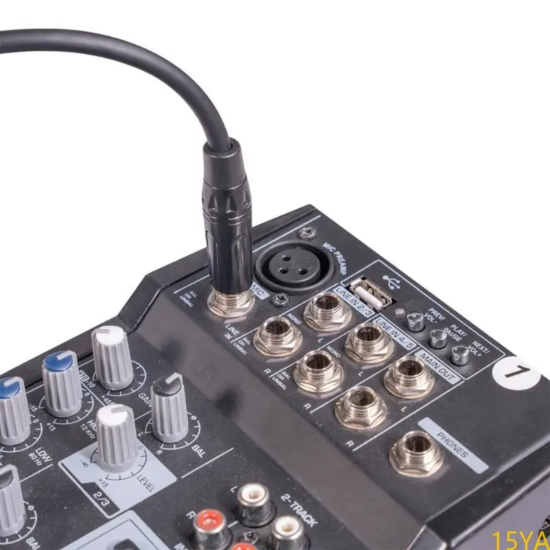 

15YA Professional 1/4Inch to 3Pin Male Cable for Dynamic Microphones and Auditory
