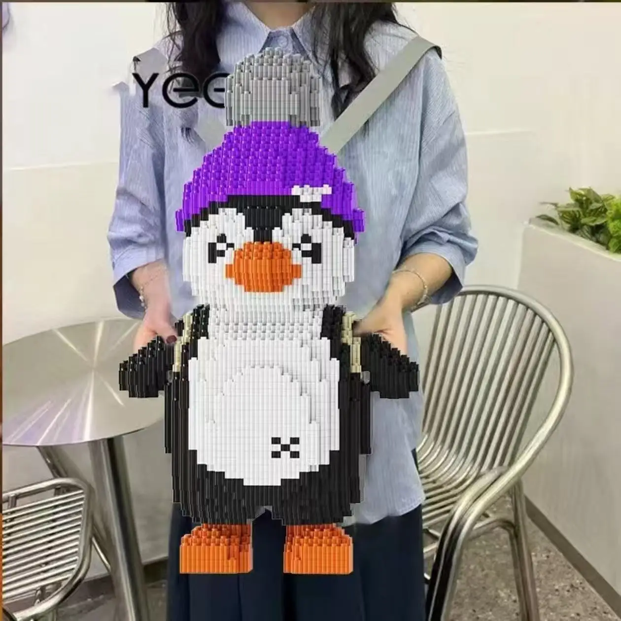 

3D Animal Cute Little Penguin Micro Diamond Building Block Small Particle Brick Toys Children's Birthday Gifts Home Ornament