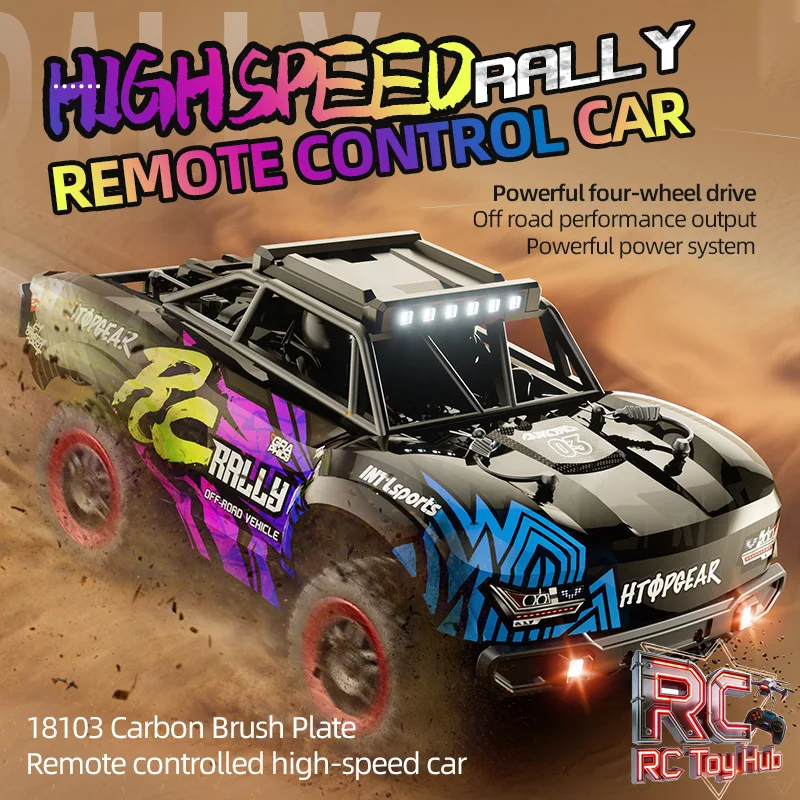 

Радиоуправляемый внедорожник 4WD 1:18, высокоскоростная дрифт-машинка на радиоуправлении 2.4G, беспроводная электрическая игрушка для детей и мальчиков на день рождения