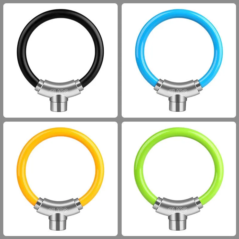 屋外サイクリング自転車リングロック盗難防止マウンテンロードバイクポータブルミニ自転車液体リングロック自転車ロック