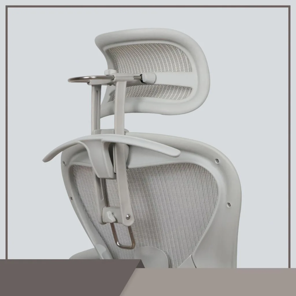 Herman Miller Aeron Kopfstütze mit Aufhänger, Verstellbares Kopfstützen-Zubehör für Classic & Remastered Stühle – Detail 3