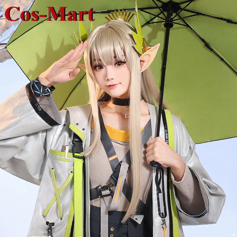 Cos-Mart Hot Game Arknights Muelsyse Cosplay Costume  Gorgeous Sweet Combat Uniform Dress Activity Party Role Play Clothing