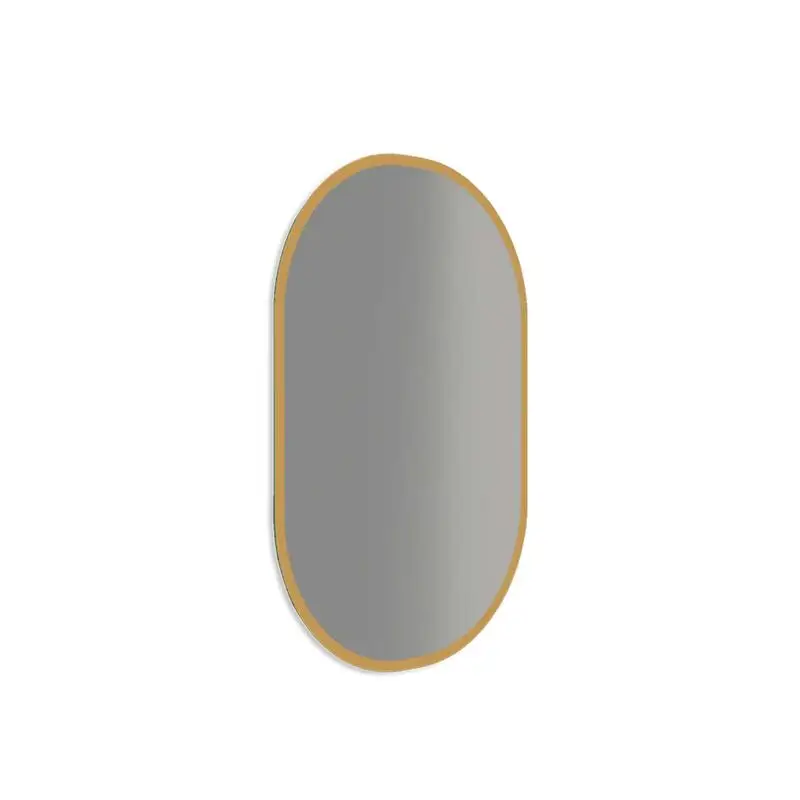 

Reversible Mirror Matte Gold Metal Frame - 32 x 22 inches, Elegant Wall Decor for Home or Office