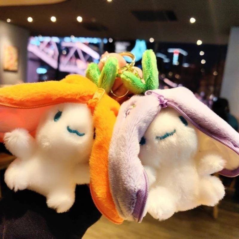 

Easter Bunny Plush Reversible Carrot Strawberry Bunny Plush Toy Pillow Bunny With Zipper Birthday Gift For Boys Girls Kids Doll