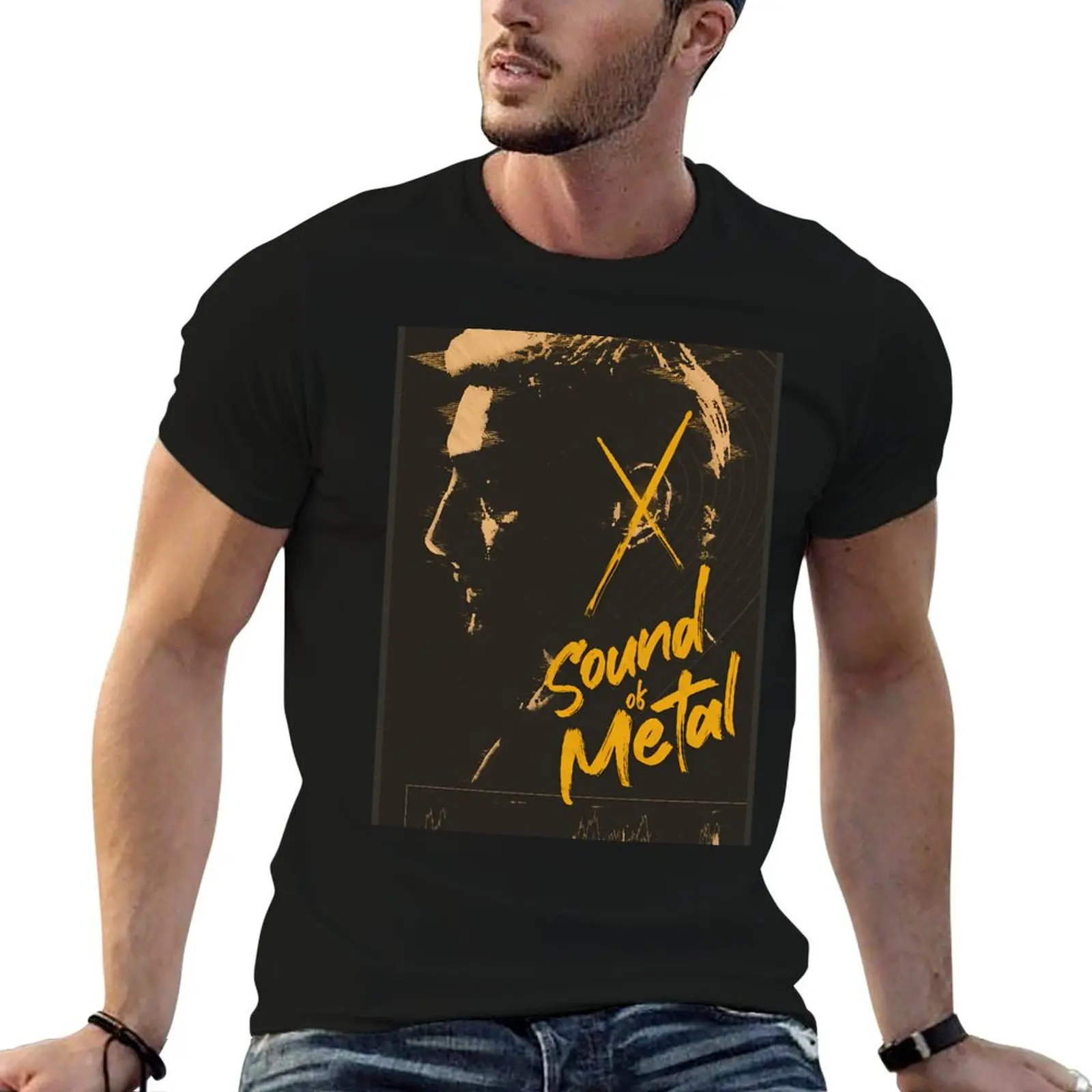 

Sound of Metal T-Shirt mens graphic t shirts cotton t shirt man man t shirt heavy cotton T-shirt