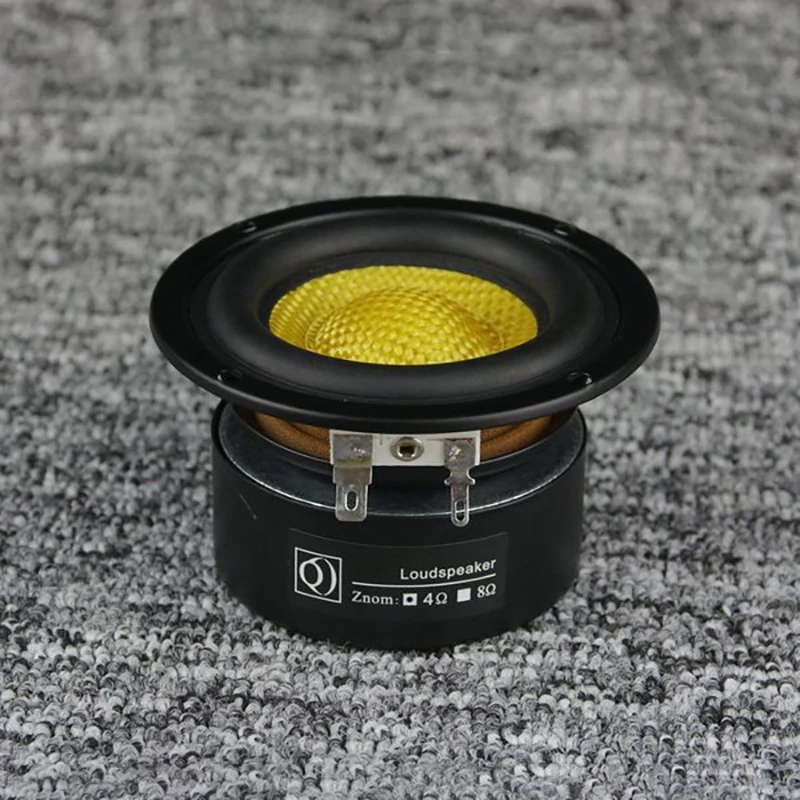 Professional 3 Inch Woofer Speaker 50W Power Fiber Cone Speaker Bass Driver Double Magnet Structure DIY Audio Accessories