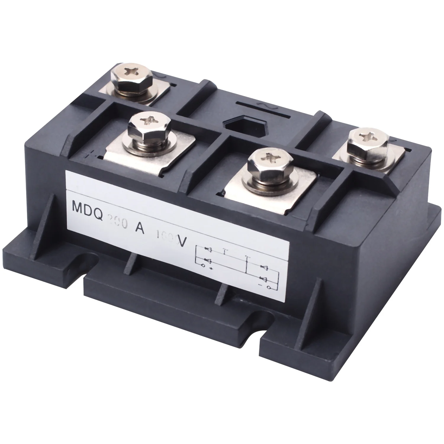 ●200A 1600V Diode Module Single Phase Bridge Rectifier MDQ-200A