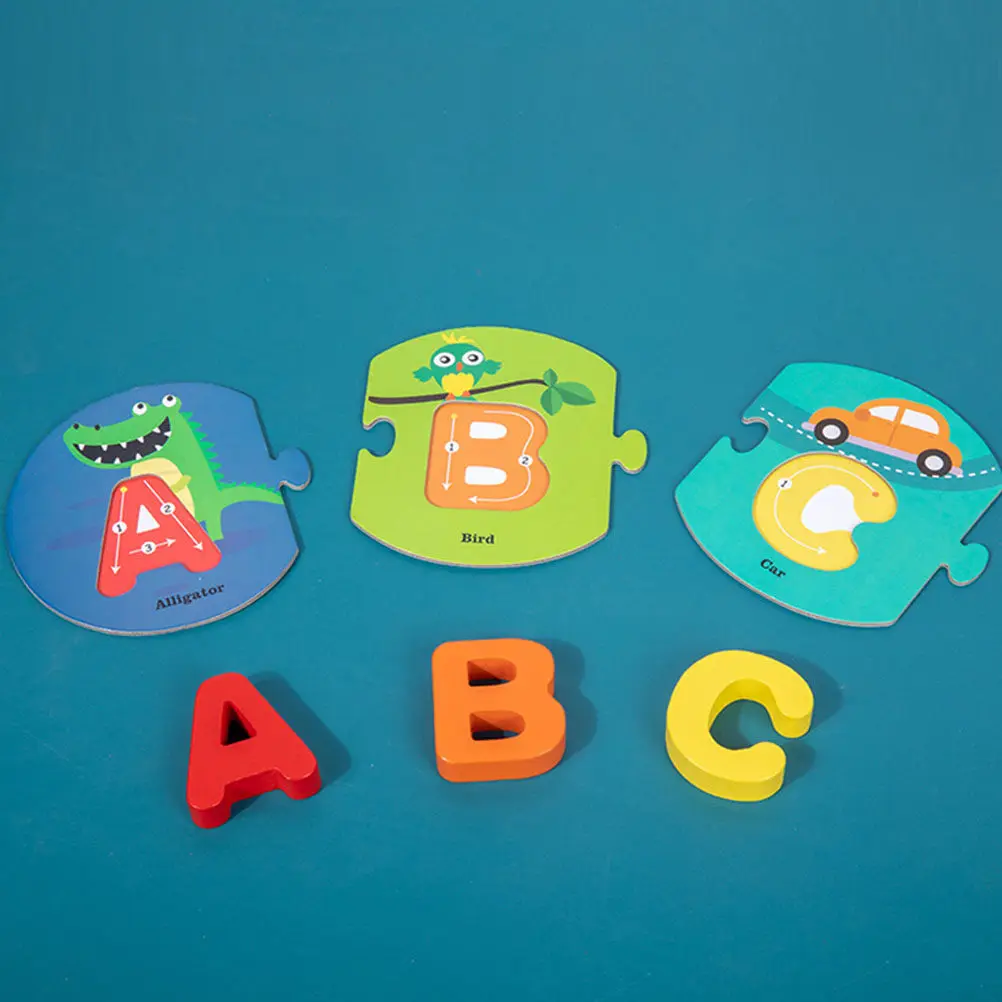 1set-kids-english-letter-matching-educational-puzzle-adorable-colorful-wooden-cards-for-learning-concentration-parent-child