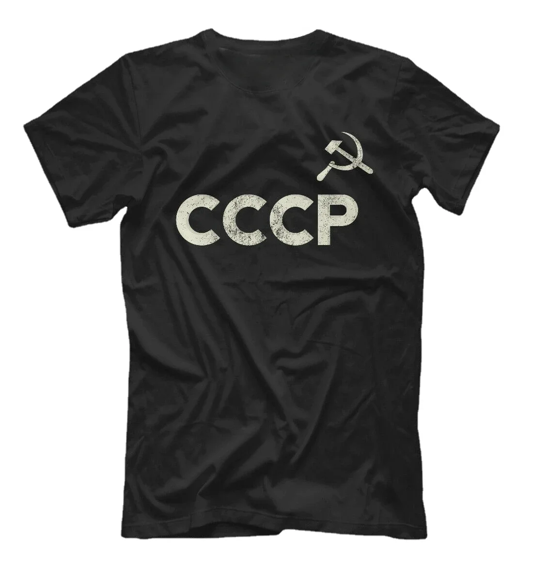 Summer Cotton Short Sleeve O-Neck Mens T Shirt New S-5XL USSR Soviet Union Russia Hammer and Sickle Emblem CCCP T-Shirt.