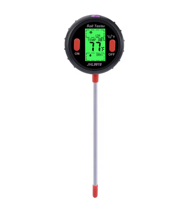 

5 into 1 digital handheld instant reading screen soil temperature air temperature sensor